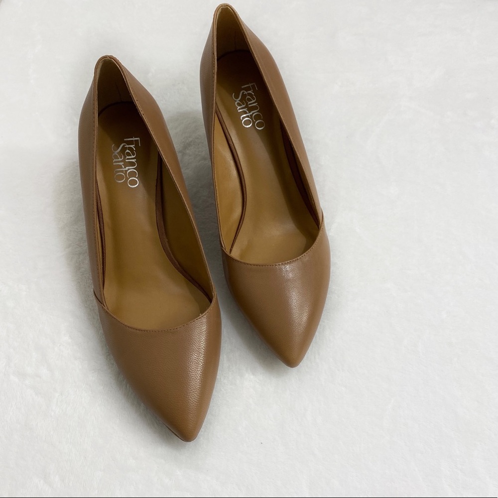 Franco Sarto Brown Frankie Wedges Pumps